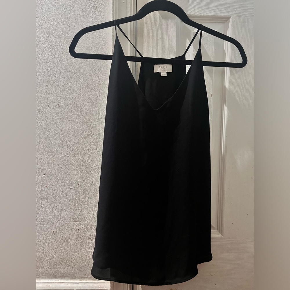 Black tank blouse